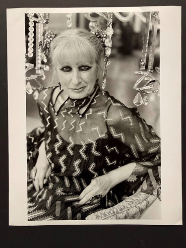 Zandra rhodes rara foto - -,