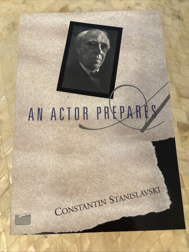 Actor prepares paperback - an,