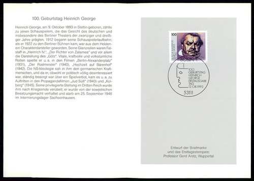 Cartolina ministro germania - ministro,