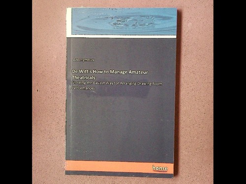 Witt amateur theatricals - de, witt's