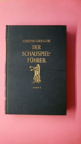 230602 joseph gregor - gregor, der