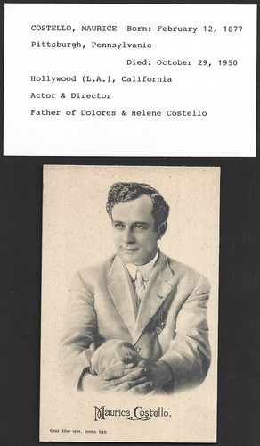 Maurice costello cartolina - costello,